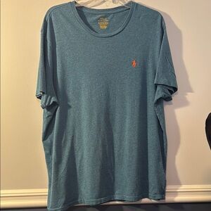 Polo by Ralph Lauren Blue Short Sleeve Tee with Signature Logo
